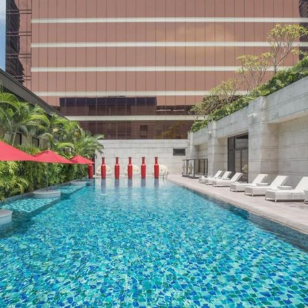 The Lin Hotel Тайчжун Экстерьер фото The pool at the hotel