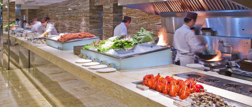 The Lin Hotel Тайчжун Экстерьер фото A buffet at a hotel